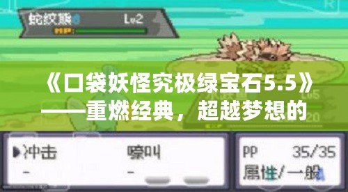 《口袋妖怪究極綠寶石5.5》——重燃經典，超越夢想的冒險旅程！