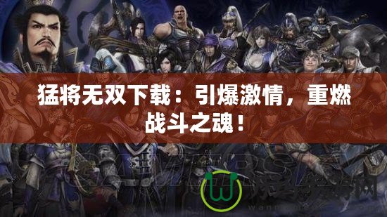 猛將無雙下載：引爆激情，重燃戰斗之魂！