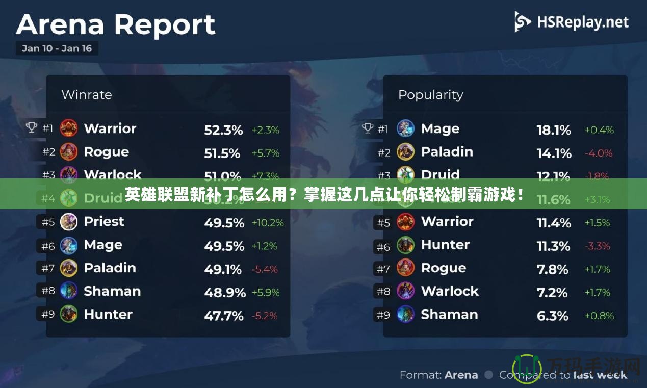 英雄聯盟新補丁怎么用？掌握這幾點讓你輕松制霸游戲！