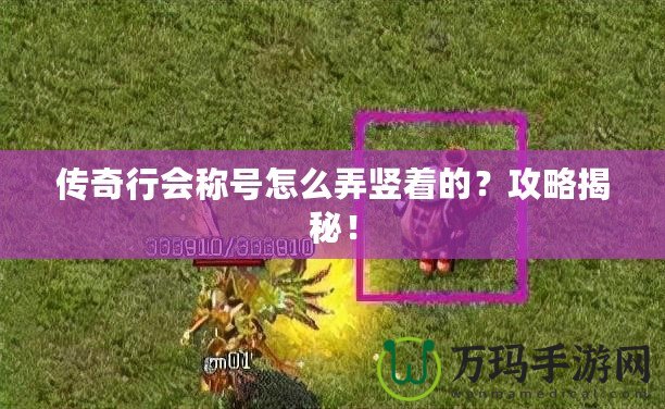 傳奇行會稱號怎么弄豎著的？攻略揭秘！