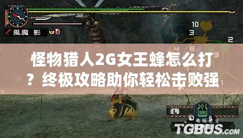 怪物獵人2G女王蜂怎么打？終極攻略助你輕松擊敗強(qiáng)敵！
