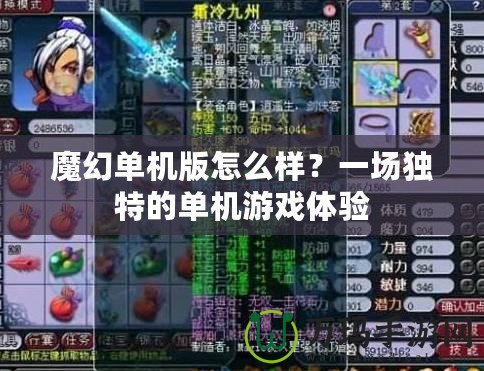 魔幻單機版怎么樣？一場獨特的單機游戲體驗
