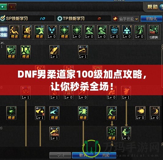 DNF男柔道家100級加點攻略，讓你秒殺全場！