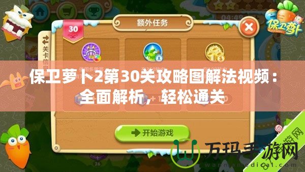 保衛蘿卜2第30關攻略圖解法視頻：全面解析，輕松通關