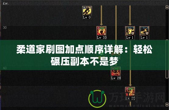 柔道家刷圖加點順序詳解：輕松碾壓副本不是夢