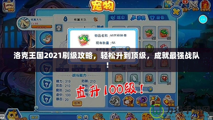 洛克王國2021刷級(jí)攻略，輕松升到頂級(jí)，成就最強(qiáng)戰(zhàn)隊(duì)！