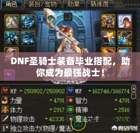 DNF圣騎士裝備畢業搭配，助你成為最強戰士！