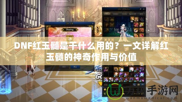 DNF紅玉髓是干什么用的？一文詳解紅玉髓的神奇作用與價值