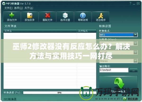 巫師2修改器沒有反應怎么辦？解決方法與實用技巧一網打盡
