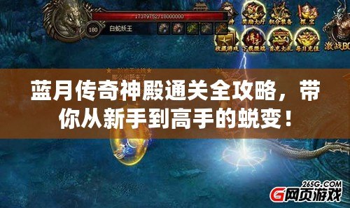 藍月傳奇神殿通關全攻略，帶你從新手到高手的蛻變！