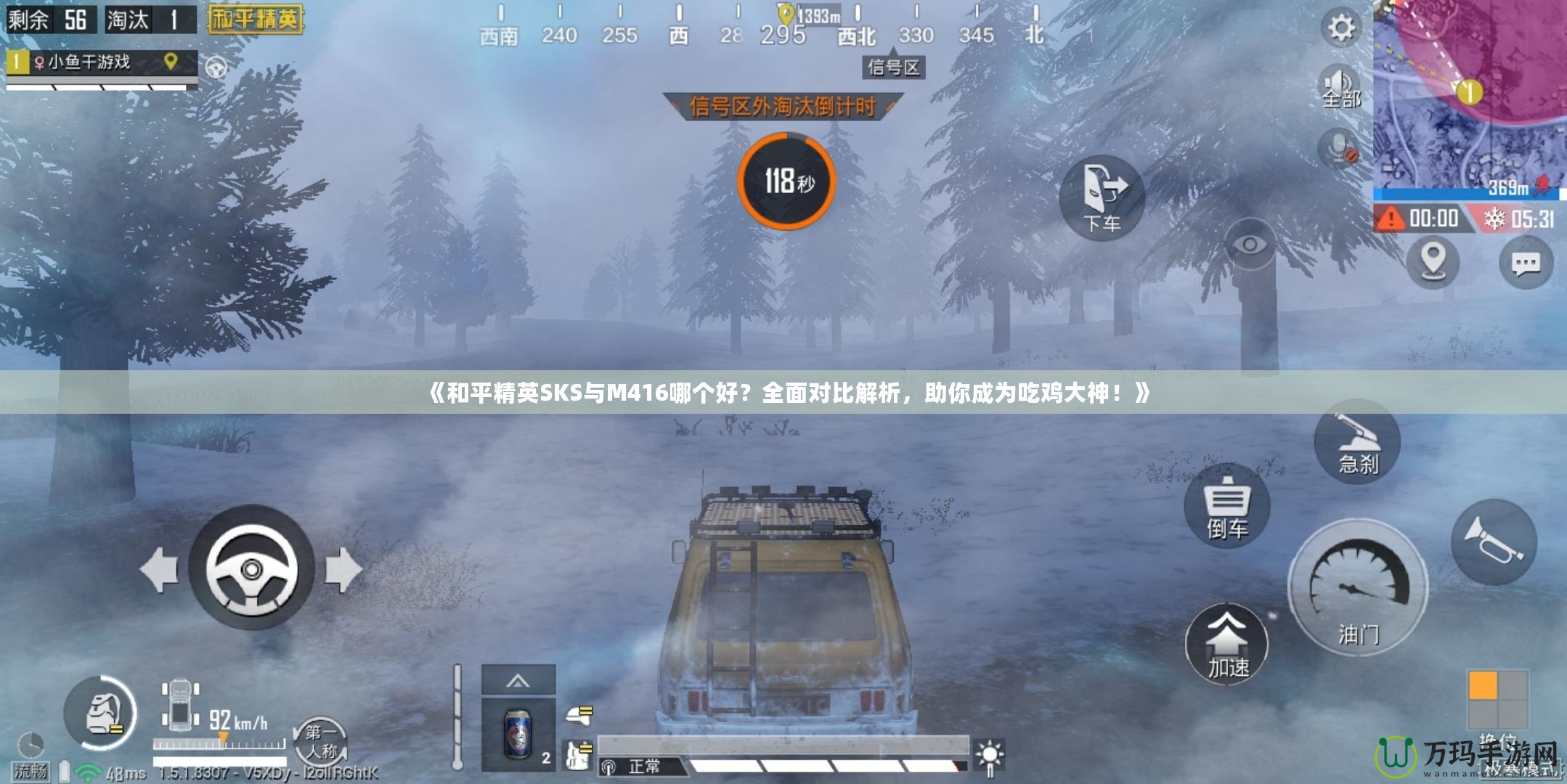 《和平精英SKS與M416哪個好？全面對比解析，助你成為吃雞大神！》