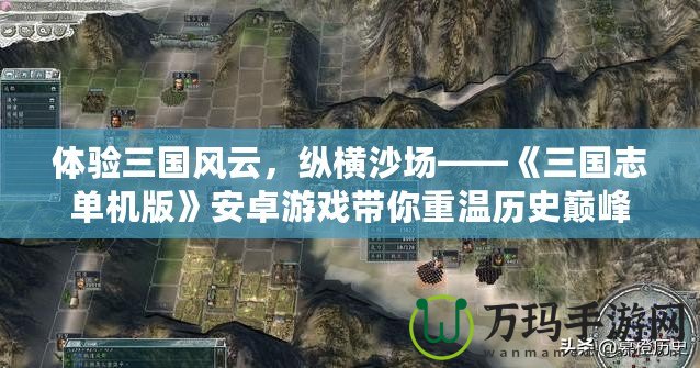 體驗三國風(fēng)云，縱橫沙場——《三國志單機版》安卓游戲帶你重溫歷史巔峰