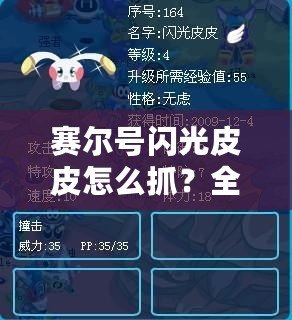 賽爾號閃光皮皮怎么抓？全攻略揭曉，輕松捕捉閃光皮皮！