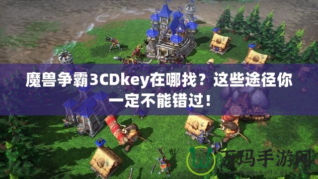 魔獸爭霸3CDkey在哪找？這些途徑你一定不能錯過！