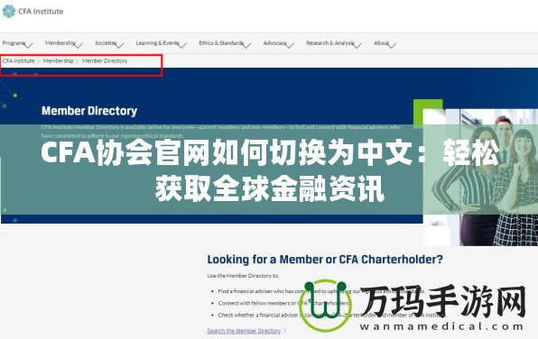 CFA協會官網如何切換為中文：輕松獲取全球金融資訊