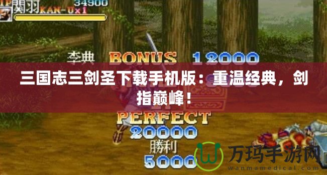 三國志三劍圣下載手機版：重溫經典，劍指巔峰！