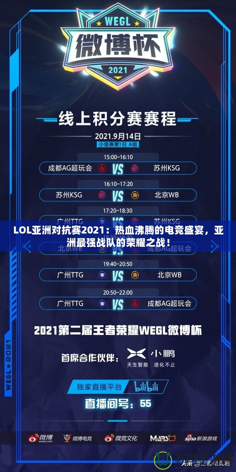 LOL亞洲對抗賽2021：熱血沸騰的電競盛宴，亞洲最強戰隊的榮耀之戰！