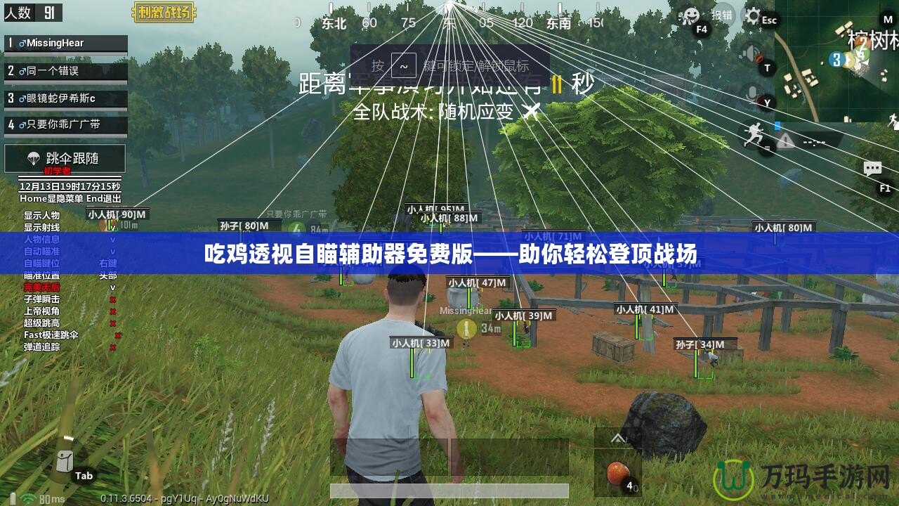 吃雞透視自瞄輔助器免費版——助你輕松登頂戰場