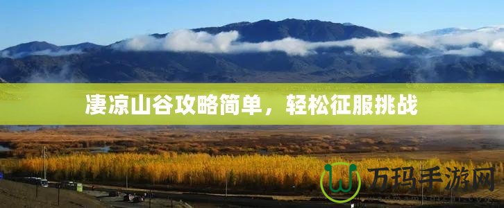 凄涼山谷攻略簡單，輕松征服挑戰