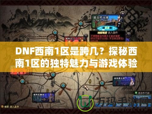 DNF西南1區是跨幾？探秘西南1區的獨特魅力與游戲體驗