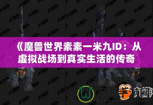 《魔獸世界素素一米九ID：從虛擬戰場到真實生活的傳奇之旅》