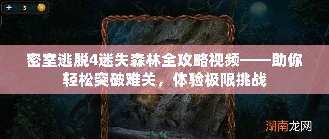 密室逃脫4迷失森林全攻略視頻——助你輕松突破難關，體驗極限挑戰