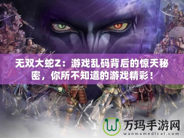 無雙大蛇Z：游戲亂碼背后的驚天秘密，你所不知道的游戲精彩！