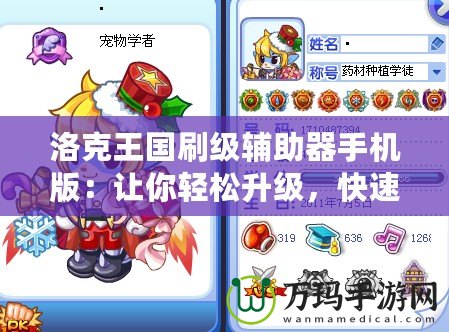洛克王國(guó)刷級(jí)輔助器手機(jī)版：讓你輕松升級(jí)，快速暢游洛克王國(guó)！