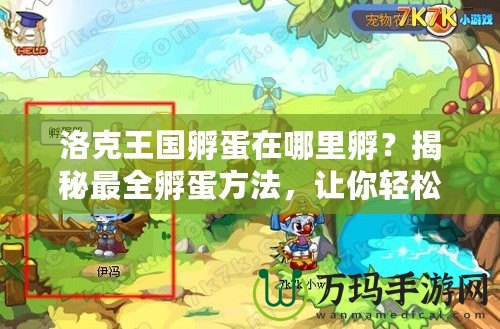 洛克王國孵蛋在哪里孵？揭秘最全孵蛋方法，讓你輕松孵出神奇寵物！